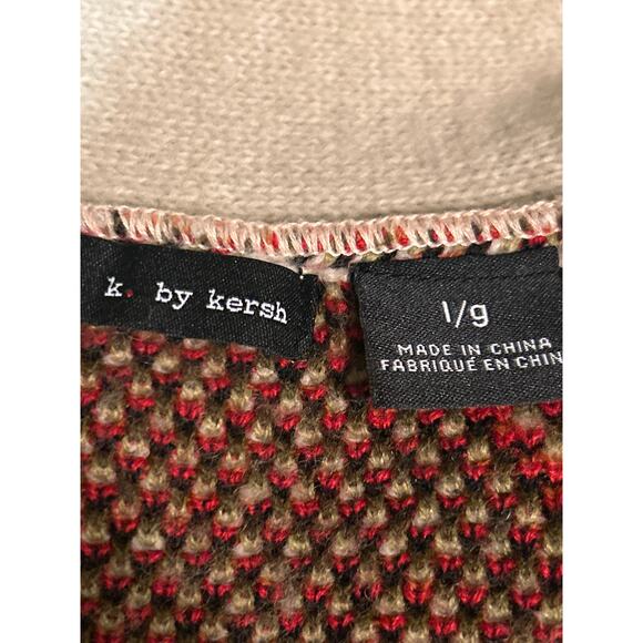 Southwest Design Belted Cardigan Sweater - Picture 4 of 7